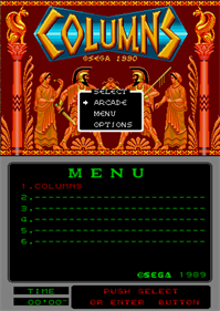 Columns (Mega-Tech) - Screenshot - Game Select Image
