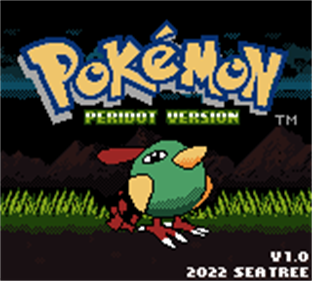 Pokémon Peridot Version - Screenshot - Game Title Image