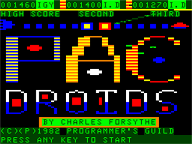 Pacdroids - Screenshot - Game Title Image