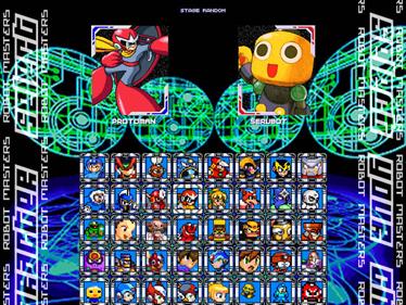 Mega Man: Robot Master Mayhem - Screenshot - Game Select