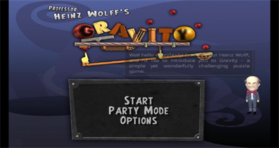 Professor Heinz Wolff's Gravity - Screenshot - Game Title Image