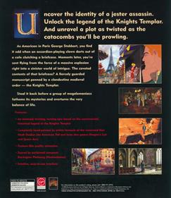 Broken Sword: The Shadow of the Templars - Box - Back Image