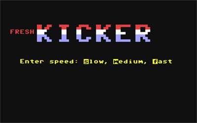 Kicker - Screenshot - Game Title Image