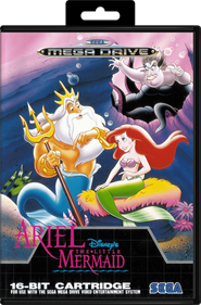 Disney's Ariel the Little Mermaid - Box - Front - Reconstructed Image