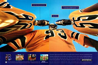 Quarterback Attack - Advertisement Flyer - Front Image