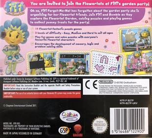 Fifi and the Flowertots: Fifi's Garden Party - Box - Back Image