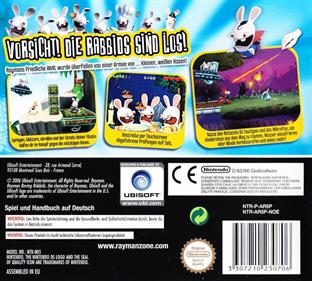 Rayman: Raving Rabbids - Box - Back Image