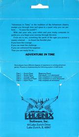 Adventure in Time - Box - Back Image