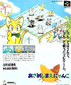 Asameshimae Nyanko - Advertisement Flyer - Front Image