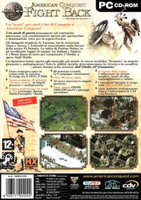 American Conquest: Fight Back - Box - Back Image