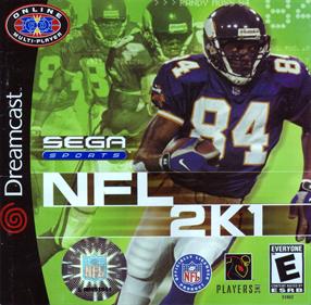 NFL 2K1 - Box - Front Image