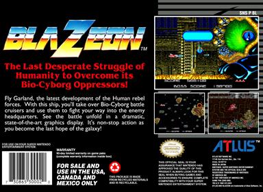 BlaZeon: The Bio-Cyborg Challenge - Box - Back Image