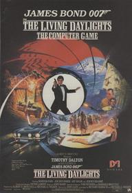 James Bond 007: The Living Daylights: The Computer Game - Advertisement Flyer - Front Image