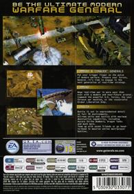 Command & Conquer: Generals - Box - Back Image