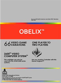 Obelix - Fanart - Box - Back Image