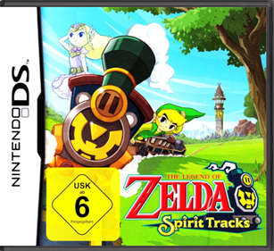 The Legend of Zelda: Spirit Tracks - Box - Front - Reconstructed Image