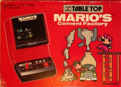 Mario's Cement Factory (Tabletop) - Box - Front Image
