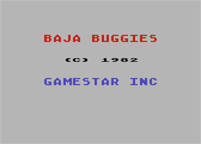 Baja Buggies - Screenshot - Game Title Image