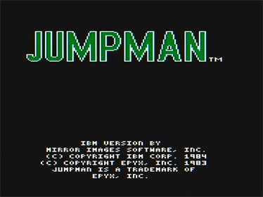 Jumpman - Screenshot - Game Title Image