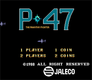 P-47: The Phantom Fighter - Screenshot - Game Title Image