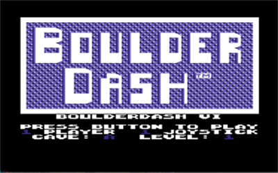 Boulder Dash 6 - Screenshot - Game Title Image