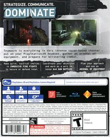 Firewall: Zero Hour - Box - Back Image