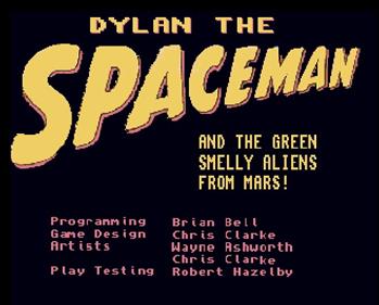 Dylan the Spaceman - Screenshot - Game Title Image