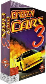 Crazy Cars 3 - Box - 3D Image