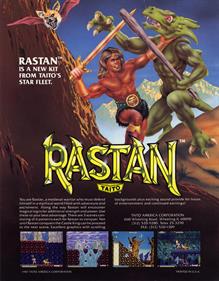 Rastan - Advertisement Flyer - Front Image