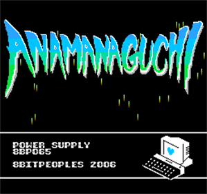 Anamanaguchi: Power Supply 10th Anniversary NES Cartridge - Screenshot - Game Title Image