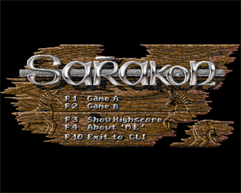 Sarakon - Screenshot - Game Select Image