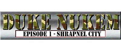 Duke Nukum: Episode 1: Shrapnel City - Clear Logo Image