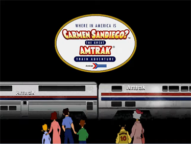 Where in America is Carmen Sandiego? The Great Amtrak Train Adventure - Screenshot - Game Title Image