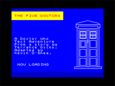 The Five Doctors - Screenshot - Game Title Image