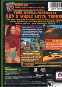 The Dukes of Hazzard: Return of the General Lee - Box - Back Image