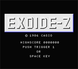Exoide-Z - Screenshot - Game Title Image