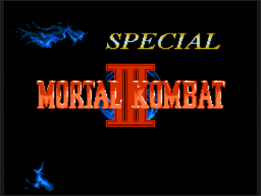 Mortal Kombat III Special - Screenshot - Game Title Image