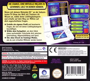 Who Wants to be a Millionaire: 2nd Edition - Box - Back Image