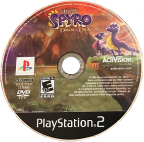 The Legend of Spyro: Dawn of the Dragon - Disc Image