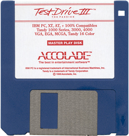 Test Drive III: The Passion - Disc Image