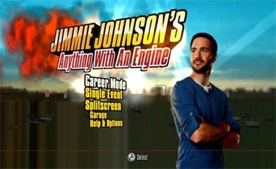 Jimmie Johnson's Anything with an Engine - Screenshot - Game Title Image