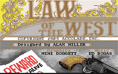 Law of the West - Screenshot - Game Title Image