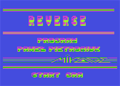 Reverse - Screenshot - Game Title Image
