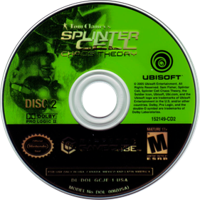 Tom Clancy's Splinter Cell: Chaos Theory - Disc Image