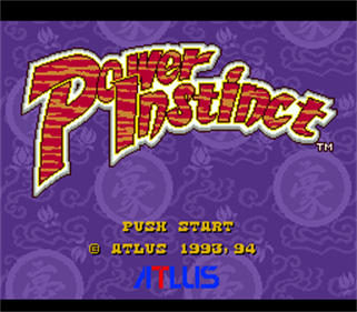 Power Instinct - Screenshot - Game Title Image