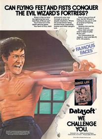 Bruce Lee - Advertisement Flyer - Front Image