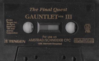Gauntlet III: The Final Quest - Cart - Front Image