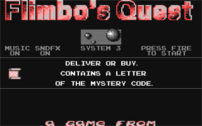 Flimbo's Quest - Screenshot - Game Title Image