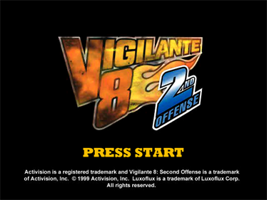 Vigilante 8: 2nd Offense - Screenshot - Game Title Image