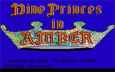 Nine Princes in Amber - Screenshot - Game Title Image